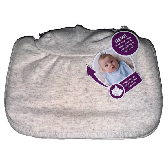 (2) Parent's Choice Newborn/Infant 3 Pack Unisex Unique Mock-Neck Drool Bib Set - Picture 5 of 7